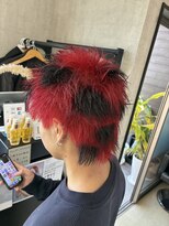 トリコ(ToricO)&nbsp;チェリーレッド　ワインレッド　ダブルカラー　ブリーチカラー