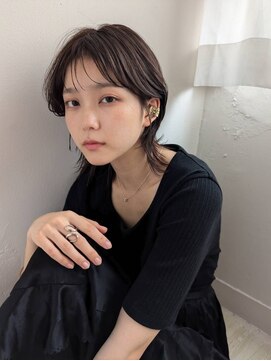 ネウィ 天王寺(newi) 大人でも出来るウルフボブで抜け感と小顔効果を。