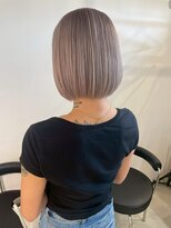  fit stand 千葉/ショートボブ/カット/パーマ/ダブルカラー/トリートメント/縮毛矯正&nbsp;イメチェン/ピンクベージュ/アンブレラカラー[千葉]