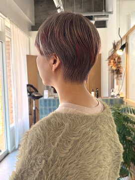 ヴァーグバイトリ(vague by tori) ショート/テールカラー/グレージュ