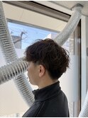 ニュアンスパーマ　マッシュ
