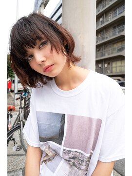 アンジェリカ JR和歌山駅前店(ANGELICA) ANGELICA ウルフレイヤー グラデーション マッシュウルフ