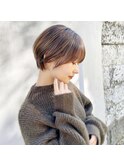 【Chill】かわいい季節のピンクベージュクールショートボブルフ