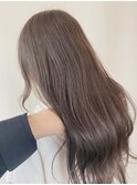 ブリーチなしミルクティーカラー♪