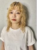 ブリーチonスパイラルパーマ