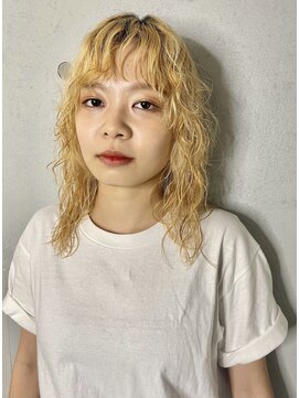 遊人セントラル(CENTRAL) ブリーチonスパイラルパーマ