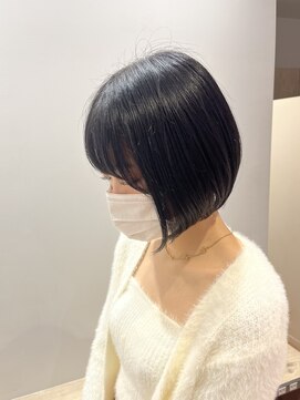 アズールサン 草加西口店(azule-sun) 黒髪×前下がりボブ