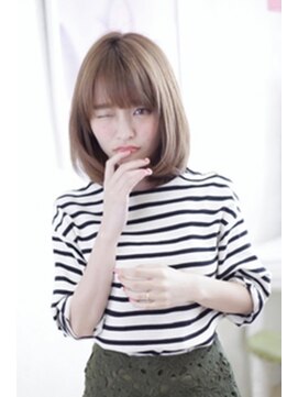 美容室リーフ 豊田店(LeaF) ワンカールミディ☆透け感ナチュラル