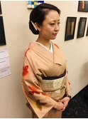 卒園式　卒業式　入学式　和髪　セット　着付け