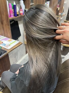 ラフ(LAFF) #黒髪#ボブルフ#ネビージュ#小顔#ワンレン