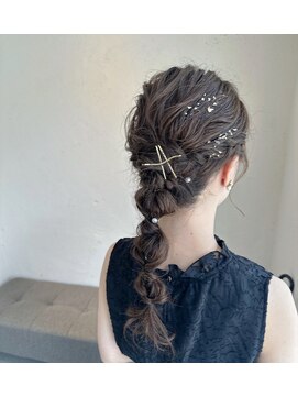 アコレ カリテ 草津店(ACCOLE qualite) 結婚式のお呼ばれに！ニュアンス編みおろし