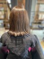 ヘアーメイク ラグズ(Hair Make Luxtz)&nbsp;外ハネが可愛いミディstyle！カラーはダスティバイオレットで♪