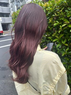 ネオヘアー 曳舟店(NEO Hair) チェリーピンク/ピンクカラー/プラムピンク/曳舟ダブルカラー