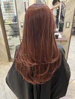 アンジェリカラボ 梅田店(ANGELICA LABO)&nbsp;ピンク×トレンドヘア×くびれレイヤー×女神ヘア【川又】