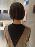 ミニボブ/ショート/ショートヘア/前下がりボブ/ぱつっとボブ