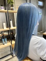 ラボヌールヘアーパルフェ 大宮西口店(La Bonheur hair parfait) アイスブルーカラー