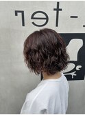 ボブパーマ［ダークブラウン/鎌取駅］長橋