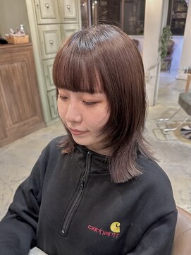 サンバイセライロ 千葉(SAN. by celilo) レイヤーカット/フェイスレイヤー/ブリーチカラー