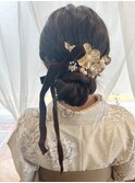 卒業式ヘアセット