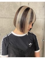 イェン(Yen.)&nbsp;ボブ／デザインカラー/ブロックカラー