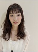 【ピンクベージュゆるウェーブ//横松ゆかり】