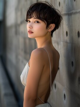 アルトリスト(Altruist Aging×HAIR&SPA) ☆イメチェンピンクベージュアンブレラカラー前髪クールショート