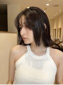大人綺麗ボブ/藤沢/髪質改善縮毛矯正/ショート/脱白髪染め透明感