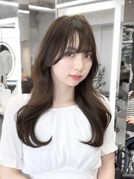 ロンド ブランシュ 錦糸町北口(Lond blanche) 前髪アンブレラカラーこなれミディイメチェンウェーブパーマ