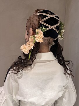 ペレ 梅田(PELE) 前髪/アンブレラカラー/こなれミディ/イメチェン/ウェーブパーマ