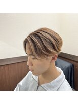 ラフ(LAFF)&nbsp;センターパート/バレイヤージュ/メンズ