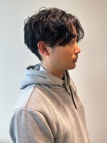 サラ ビューティー サイト 古賀店(SARA Beauty Sight) センターパート/スパイラルパーマ/メンズパーマ/10代20代30代