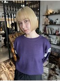 ミニボブ ボブ ケアブリーチ