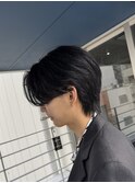 毛流れセンターパート
