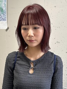 タロ(TALO) 【TALO】ブリーチなしダブルカラーボルドー