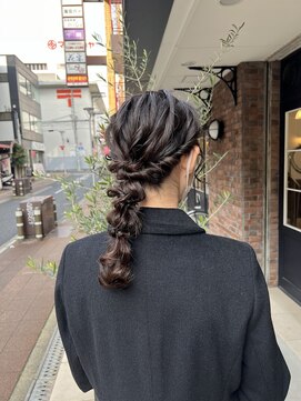 トータルビューティ ジェム バイ ヘアタイム(TOTAL BEAUTY gem by HAIR TIME) ヘアセット 編みおろし