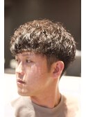 ツーブロックパーマスタイル