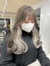 【カラーデザイン】カット+ケアブリーチインナーカラーorハイライト+カラー