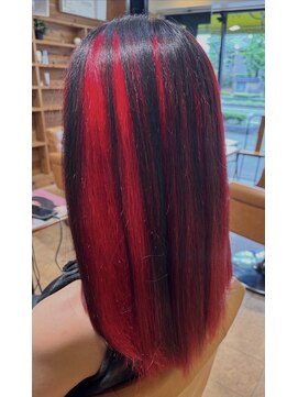 ニコロ(Niccolo) 【アンブレラカラー】ブラック×レッド