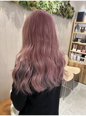 ケアブリーチカラーホワイトピンクカラーピンクラベンダー