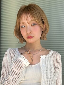 トルネード(TORNADO) 韓国女子風ヨシンボブ×ミルクティーベージュ