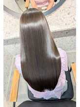 ムード(mood) 美髪矯正/髪質改善トリートメント/グレージュ/ブラウン