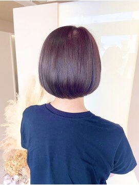 テラバイルヴェール 各務原(TERRA by LeVert) 赤みブラウン×うるツヤボブ◎