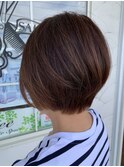 40代50代60代◎前下がりショートヘア/ショートボブ/前下がりボブ