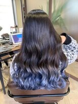 ボタニウム バイ アールサロン(BOTANIUM by RrSALON) ダメージレス美髪グラデーション×ブルーシルバー