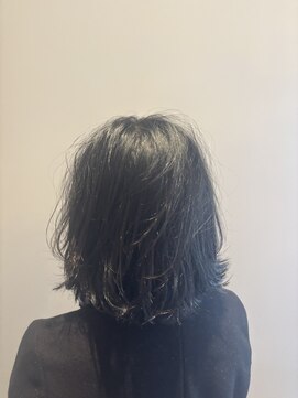 顔周りレイヤー ワンカールでやわらかな質感に