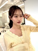 エジョン 三鷹店(Aejon) 前髪カット/韓国レイヤー/ブラウンカラー/ヘーゼルブラウン