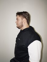 メリケンバーバーショップ トーキョー(MERICAN BARBERSHOP TYO) BURGメンズカットベリーショートマレットセンターパート