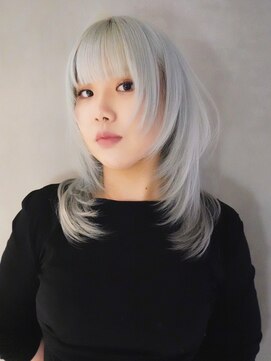 アルバム 渋谷パルコ(ALBUM) ウルフレイヤー顔周りレイヤーおくれ毛美髪_ba553983