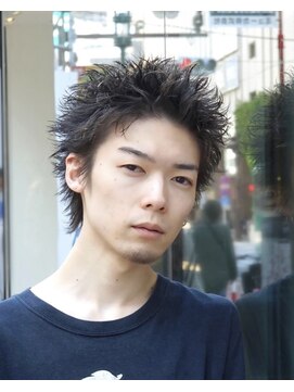 アストラ(ASTRA) MEN’S HAIR/波巻きツイストスパイラル/リバースセンターパート