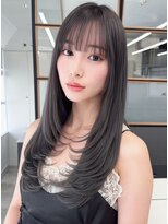 ソア 渋谷(soar)&nbsp;レイヤーカット/グレージュ/ブリーチなし/髪質改善